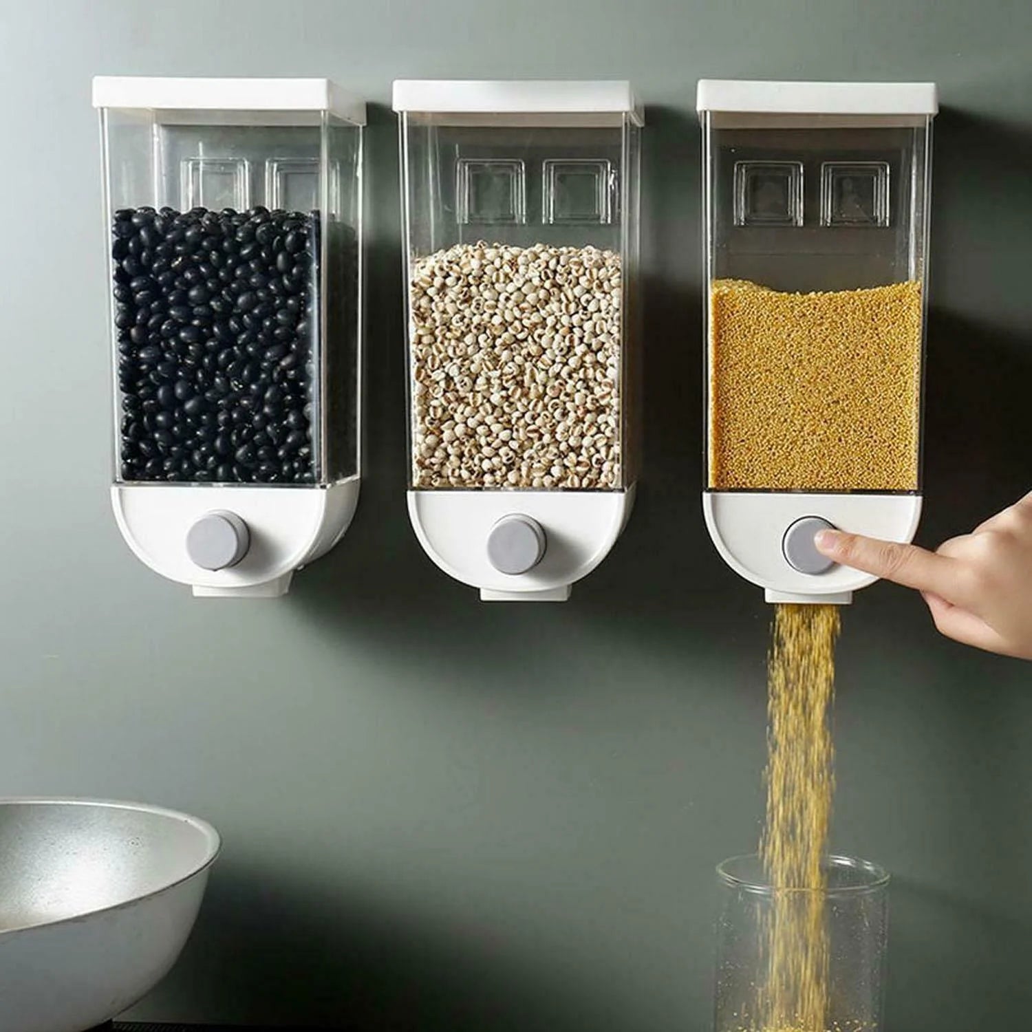 Cereal Dispenser White - 1 Litre