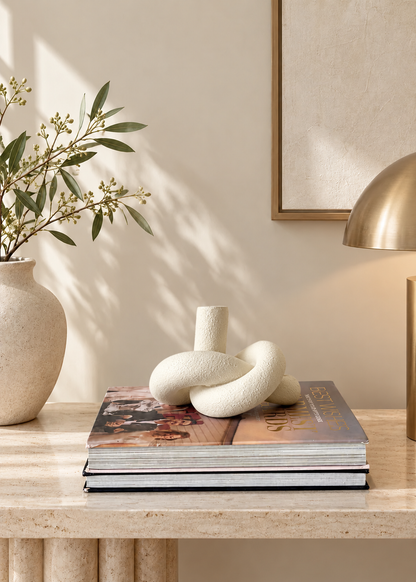 Arden Ivory Knot Accent