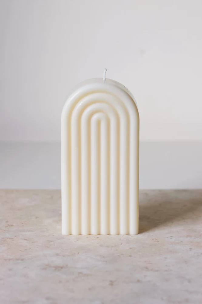 Arch White Candle - Set Of 2