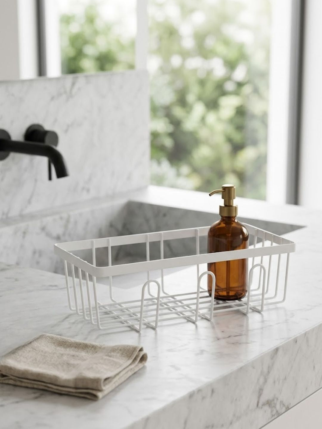 Wall Mounted Storage Shelf White