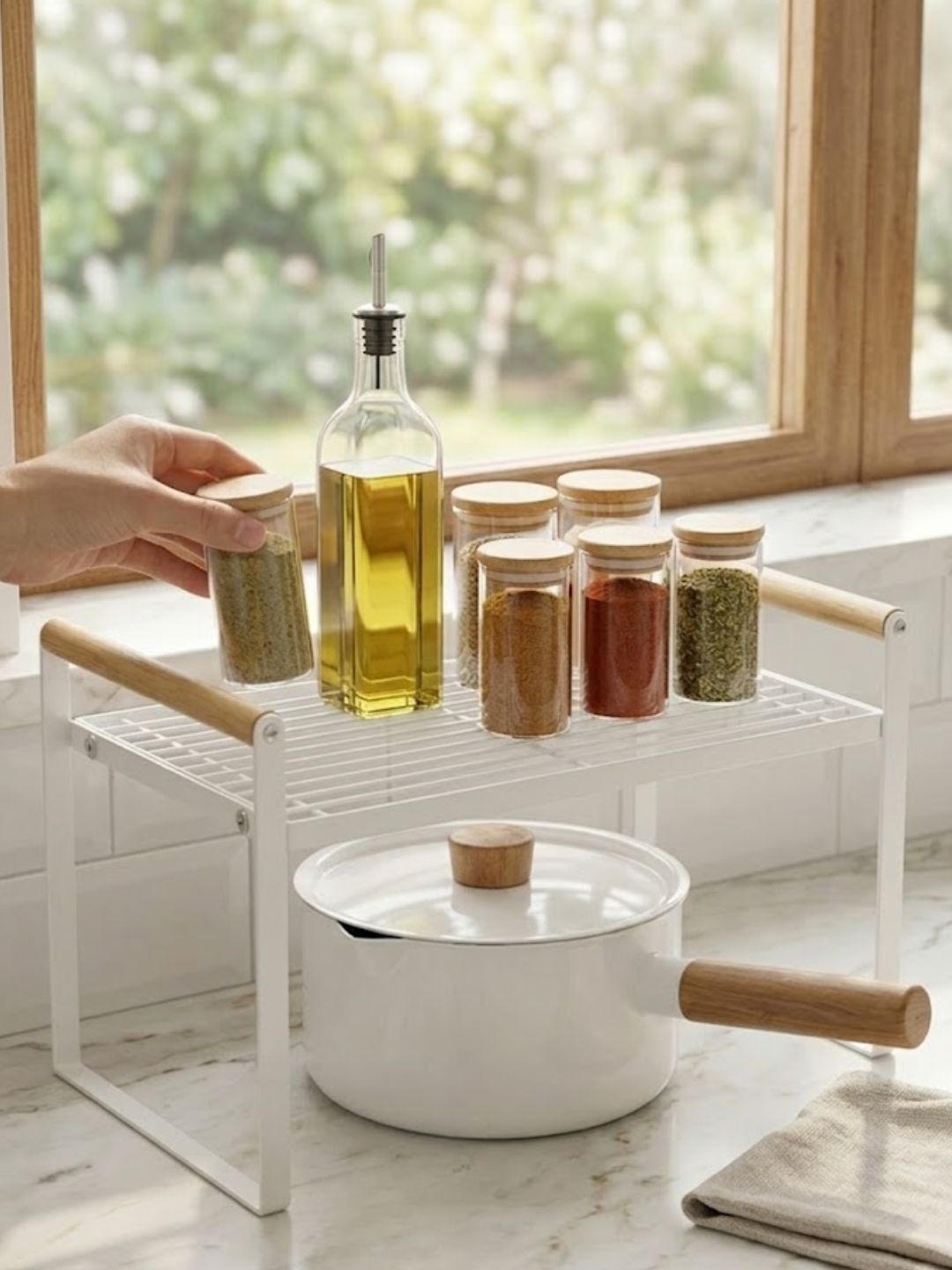 Countertop Table Riser (Size - M) - White