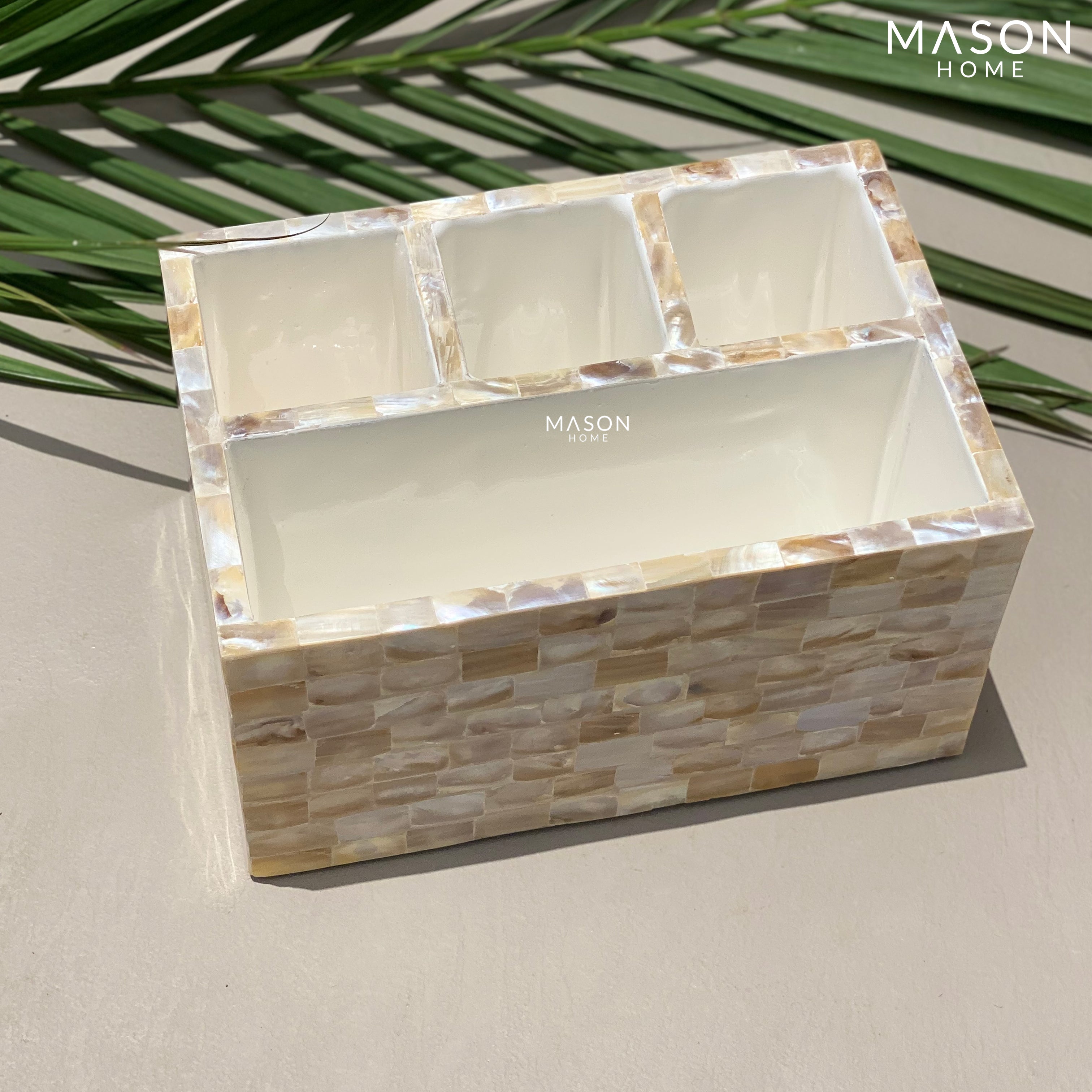 MOTHER OF PEARL CUTLERY HOLDER - Mason Home by Amarsons - Lifestyle &amp; Decor