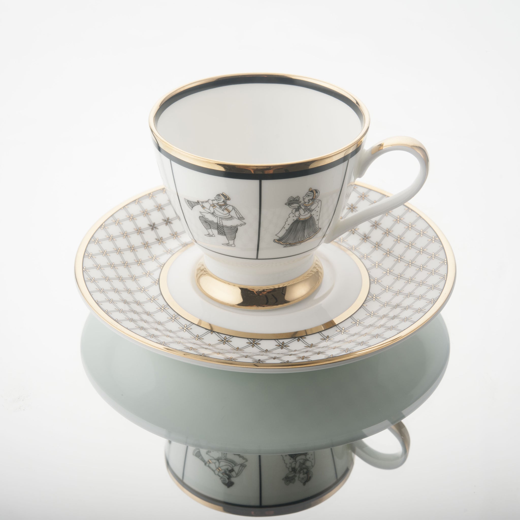 Byah - Tea Cup Saucer (Set Of 2 )