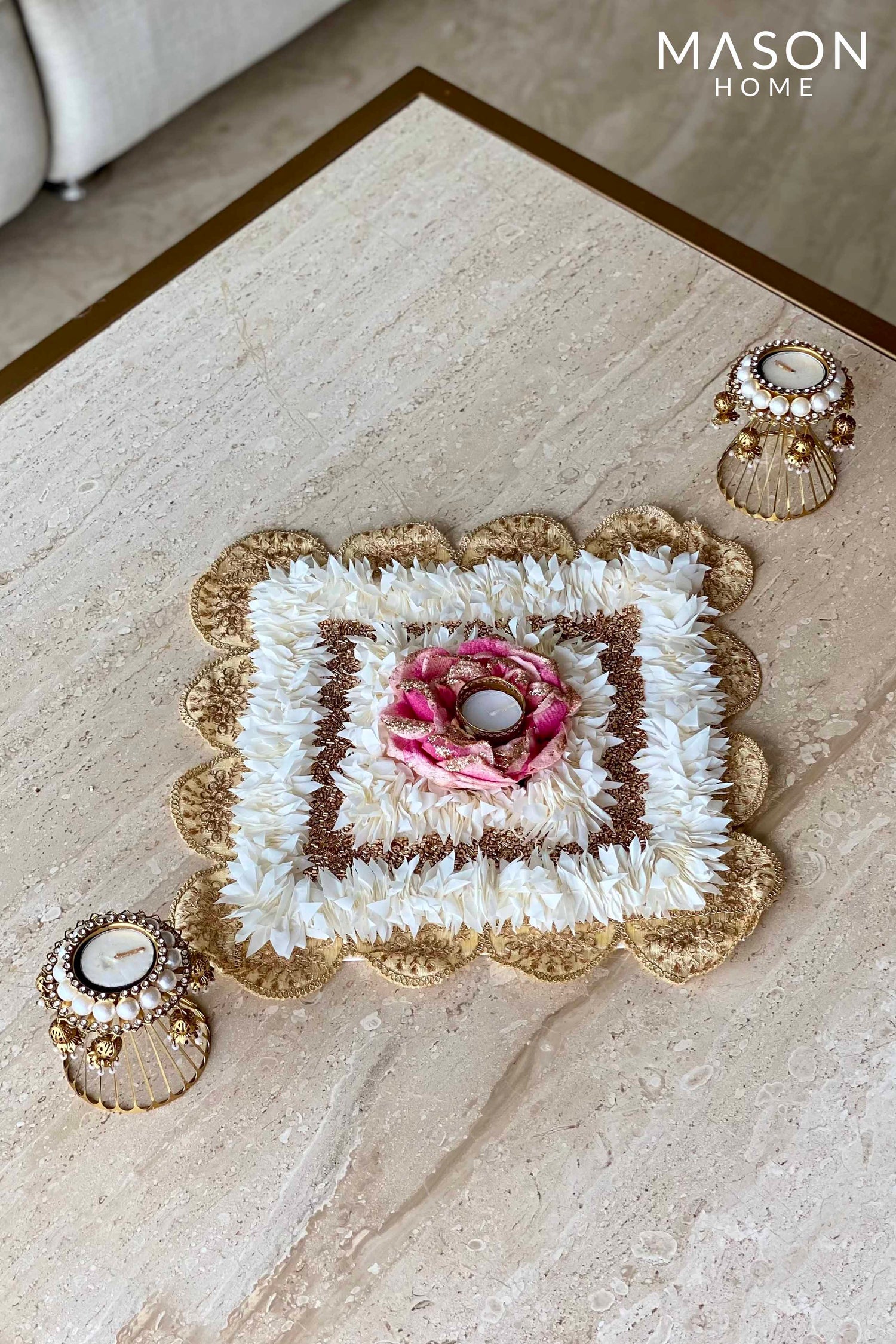 Festive Square Rangoli