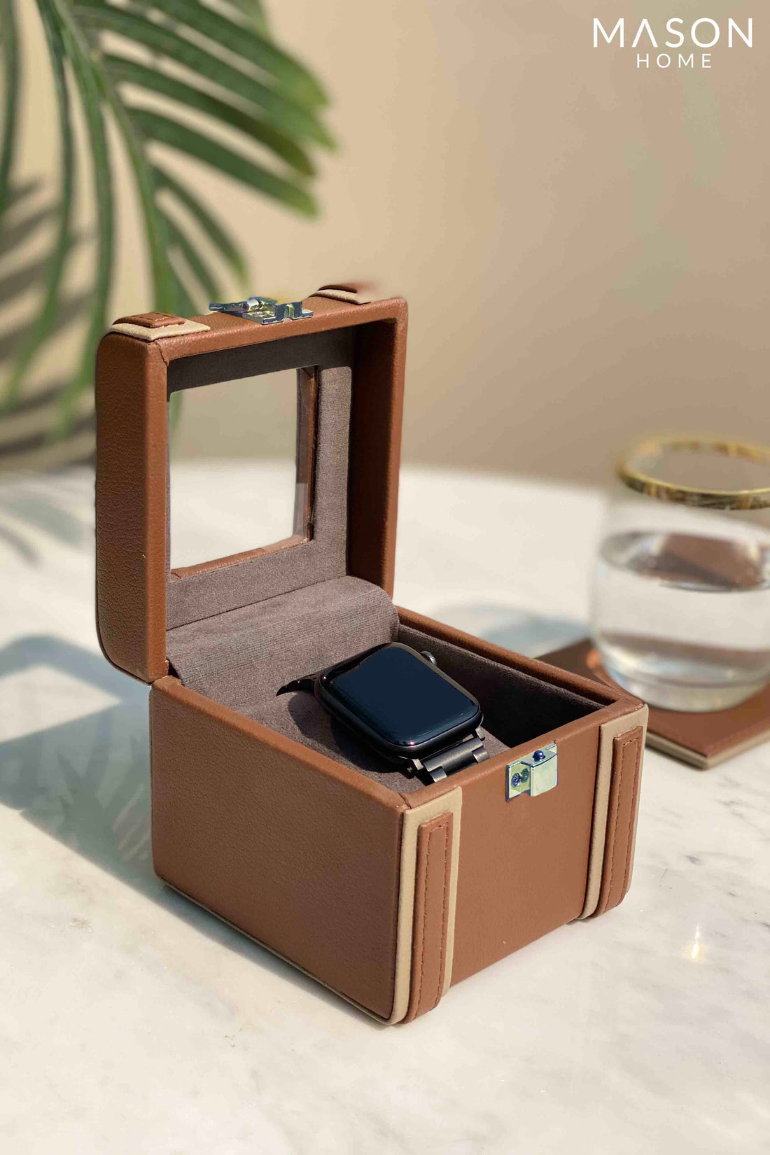 Naples Brown Watch Box - Single Slot