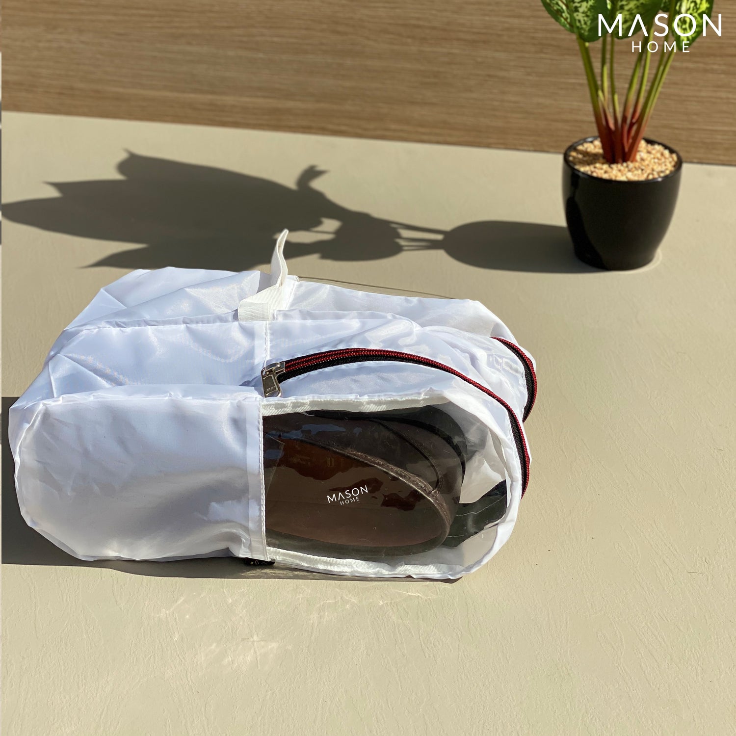 Buy premium shoe cover bag quality zipped shoe storage bags