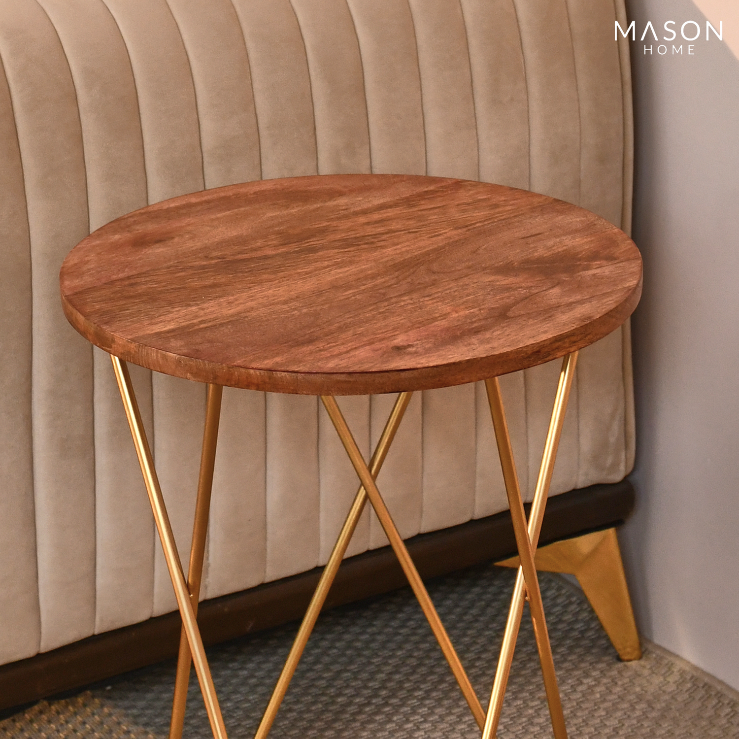 Halden Wood Side Table