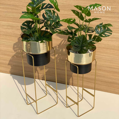MADISON PLANTER - BLACK (SET OF 2)