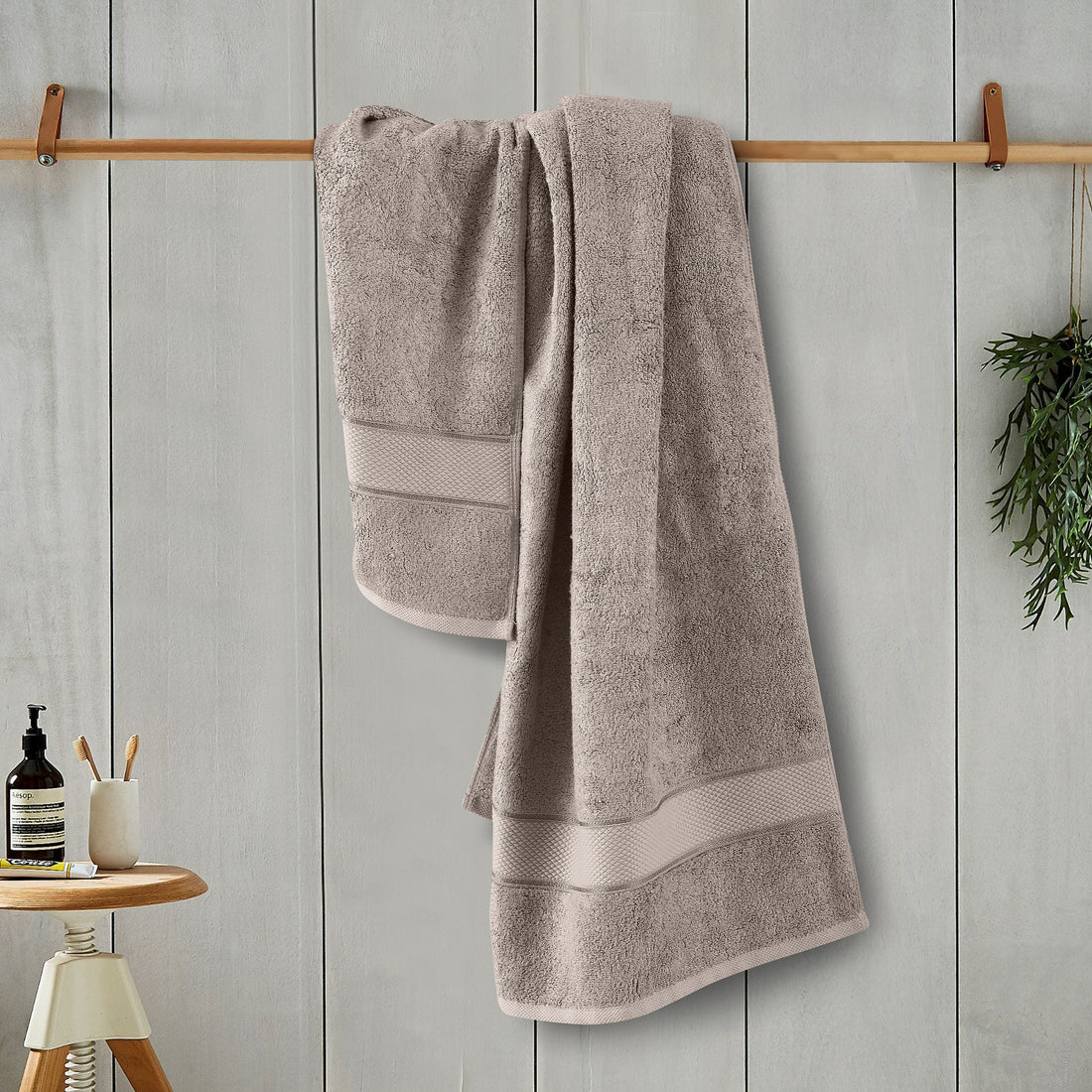 Taupe - Bamboo Bath Towel