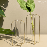 MOROCCO TEST TUBE HOLDERS GOLD - Mason Home by Amarsons - Lifestyle & Decor