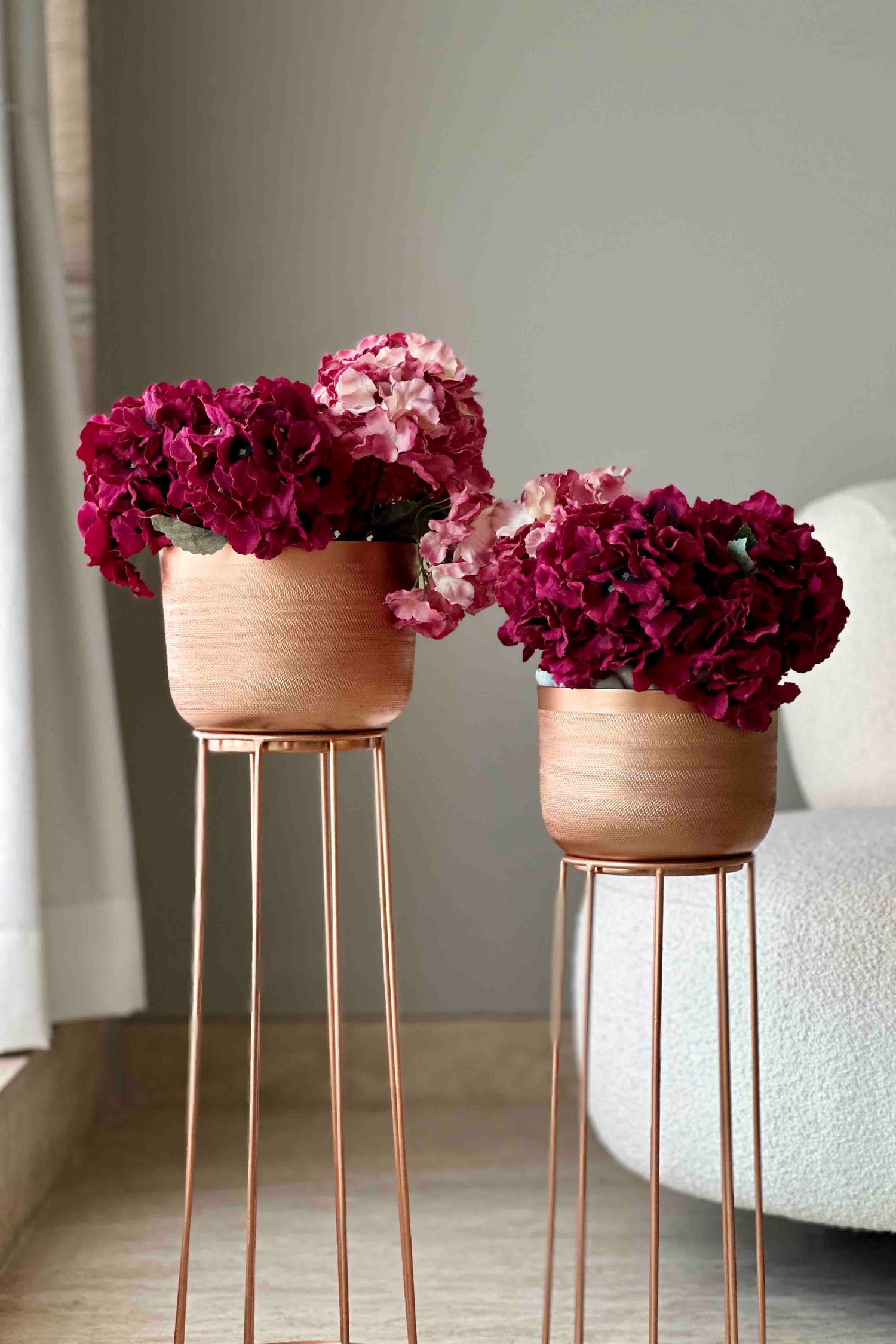Tulum Planter - Rose Gold (Set Of 2)