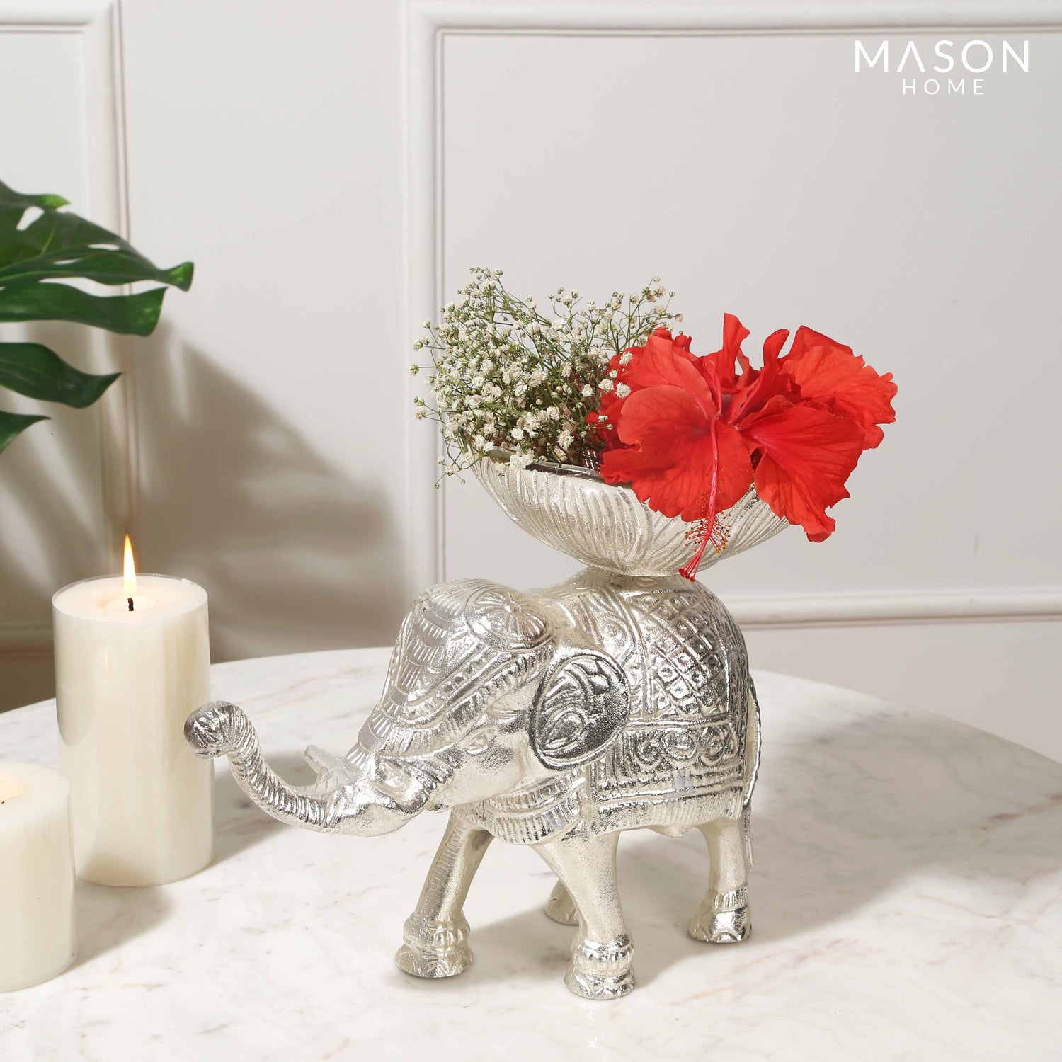Elephant Silver Urli