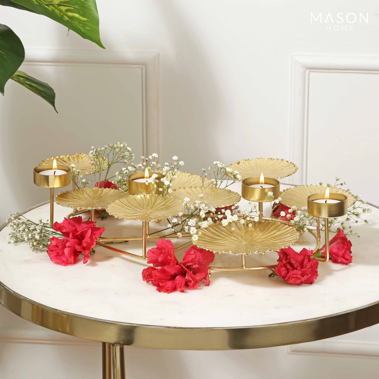 Lotus Leaf Votive Tray