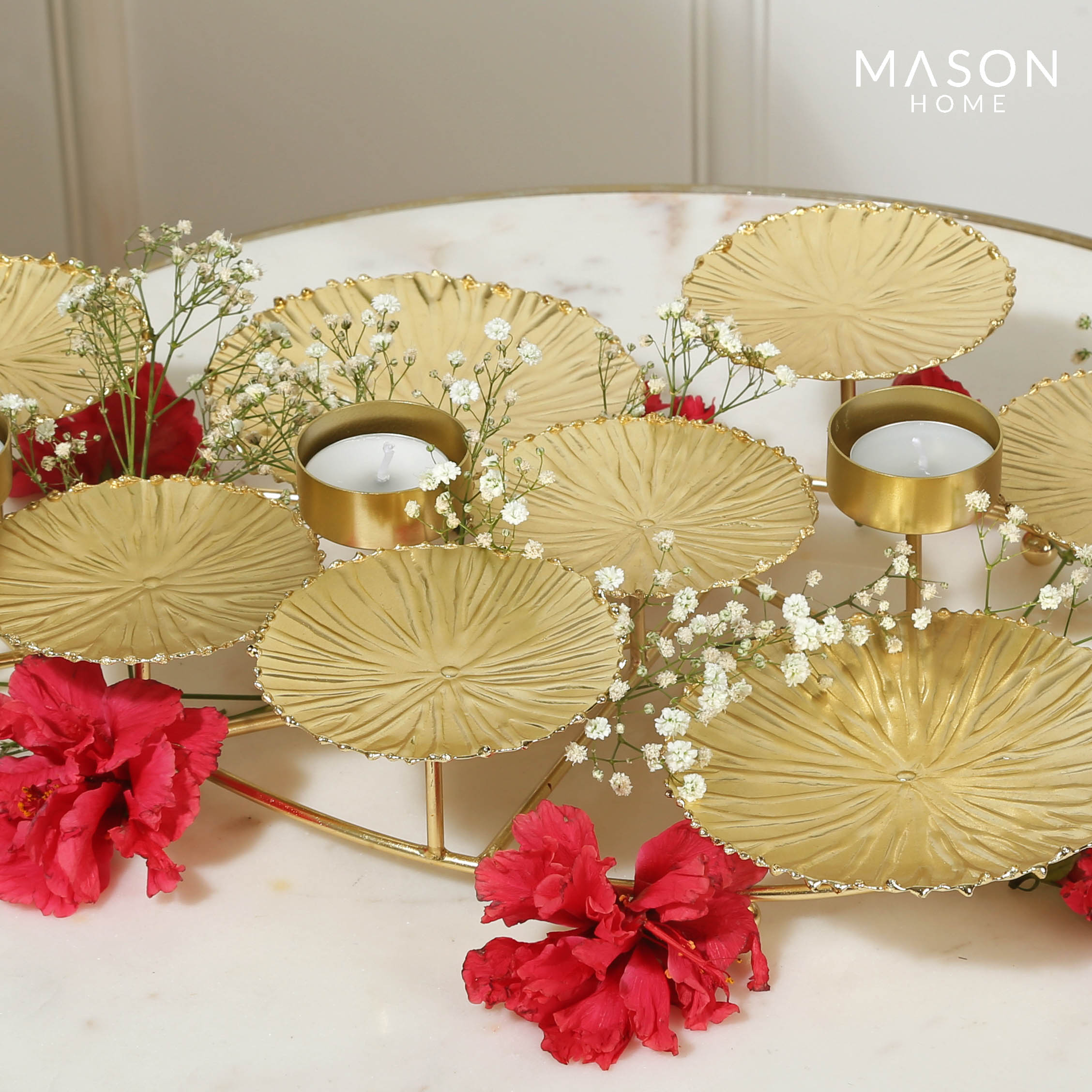 Lotus Leaf Votive Tray