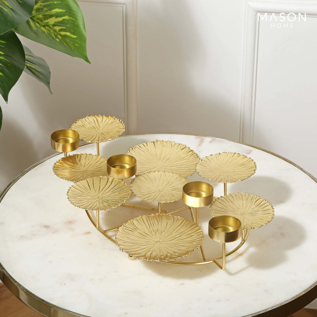 Lotus Leaf Votive Tray