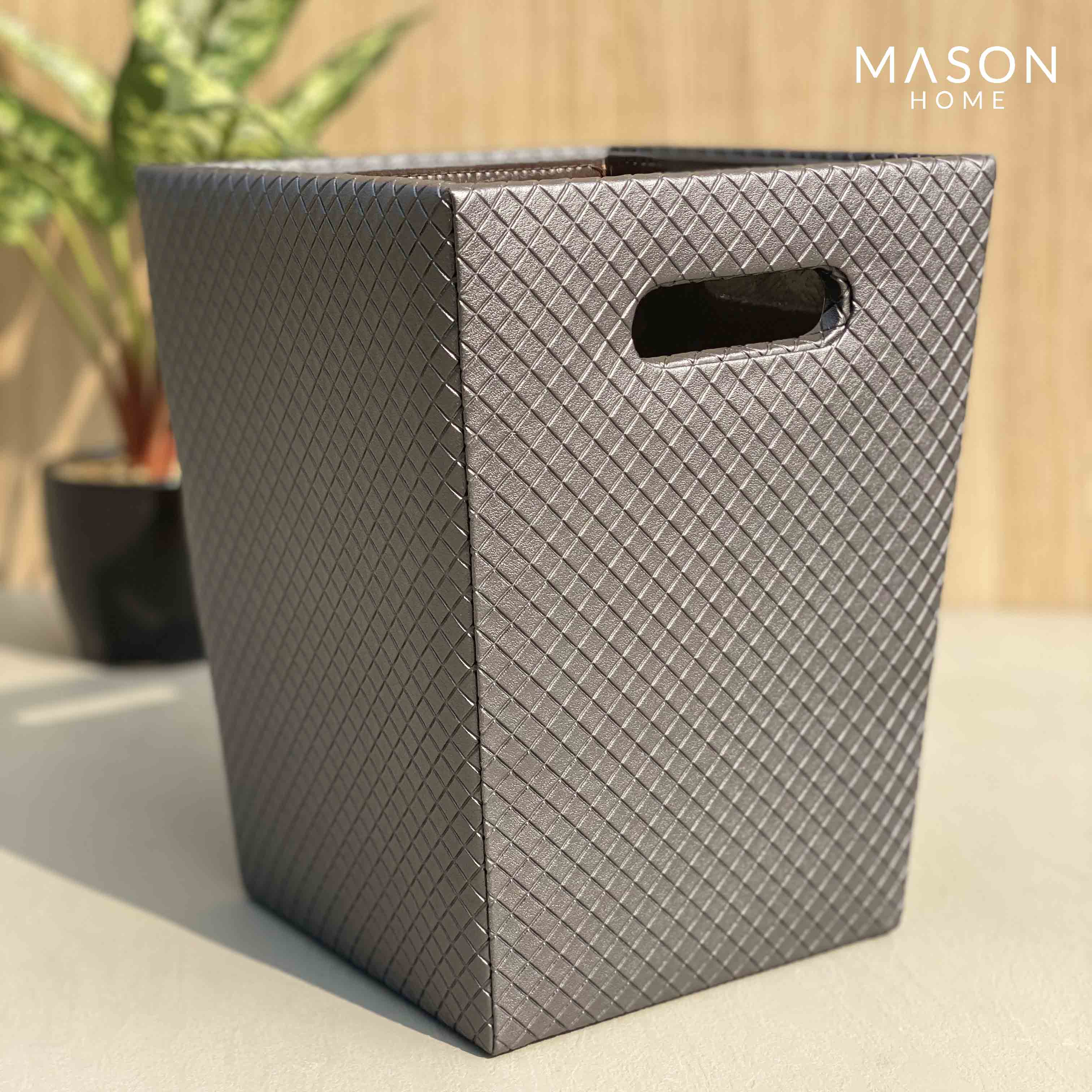 Braided Dustbin Grey