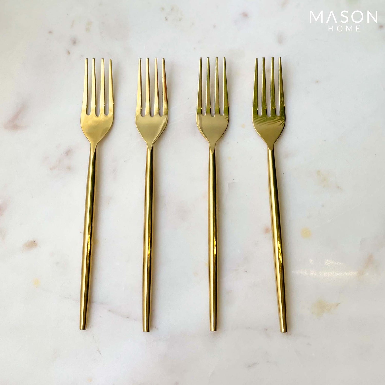 Luxe Gold Dining Forks - Set Of 4