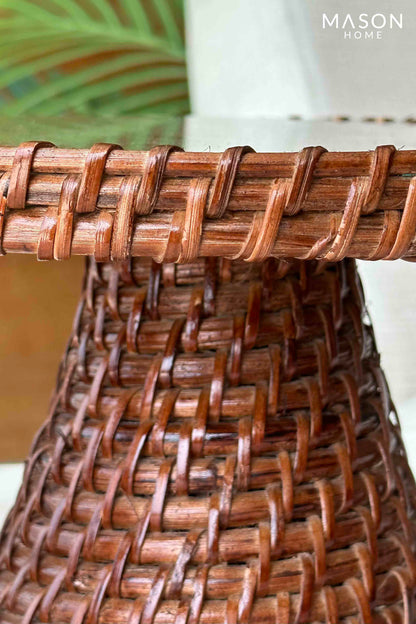 Kovo Rattan Cake Stand - Brown