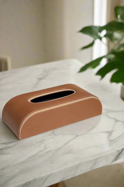 Naples Brown Car Tissue Box