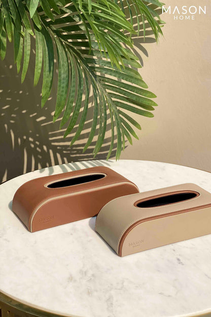 Naples Brown Car Tissue Box