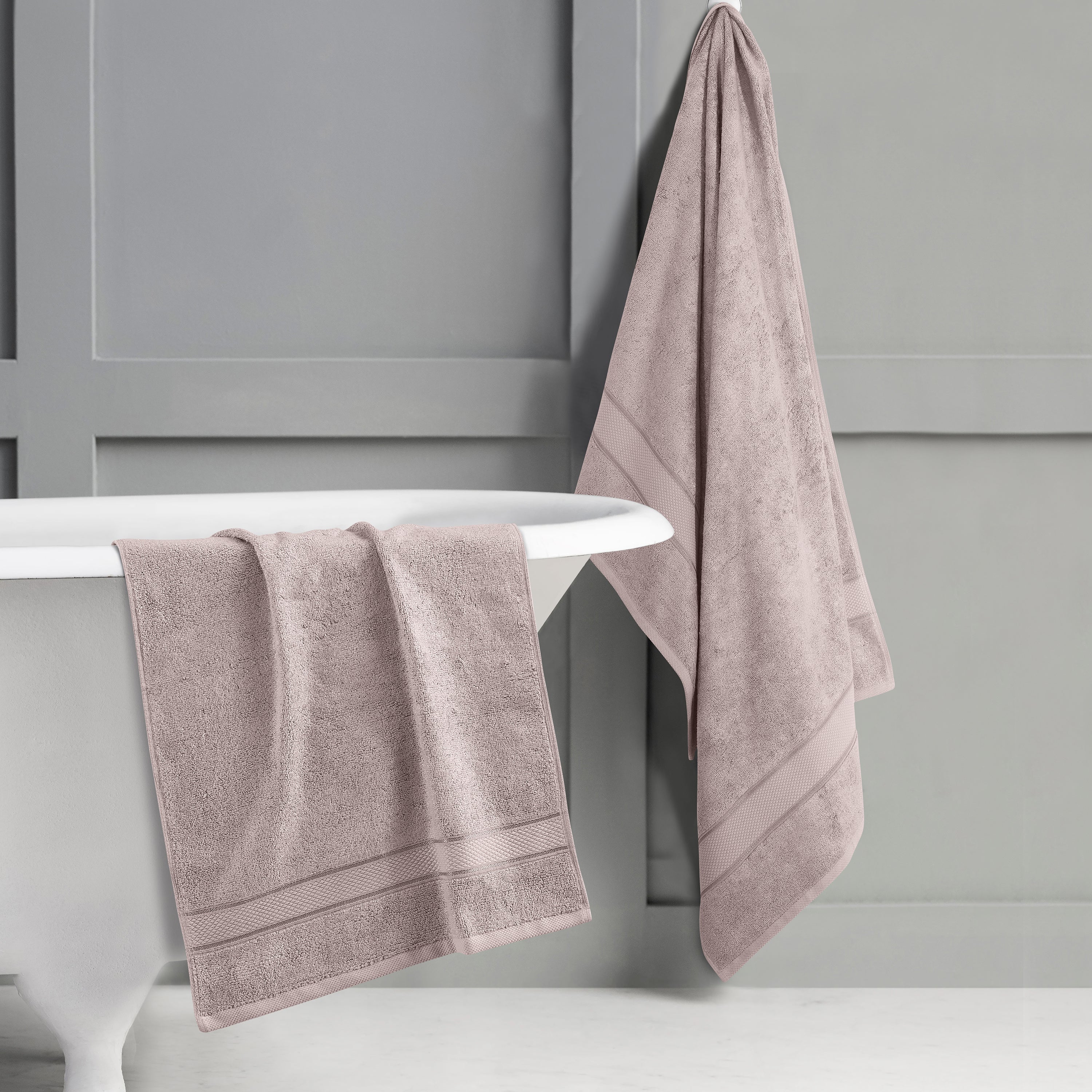 Beige Bamboo Bath Towel Mason Home by Amarsons Lifestyle Decor