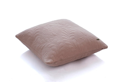 Flora - Cotton Knitted Blush Pink Decorative Cushion Cover