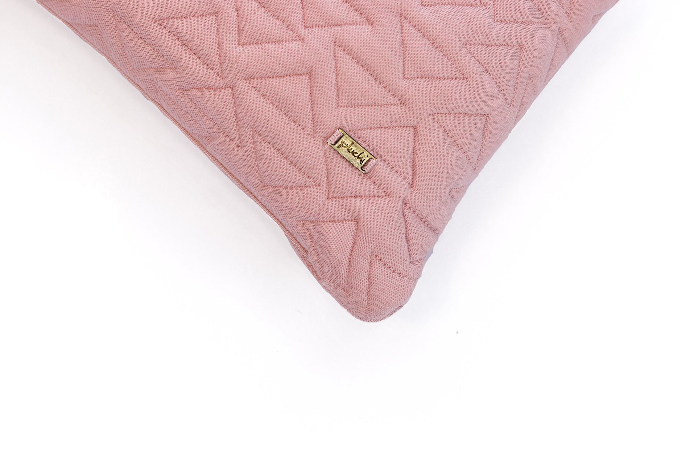 Totit - Cotton Knitted Cushion Cover (Cameo Pink Color)