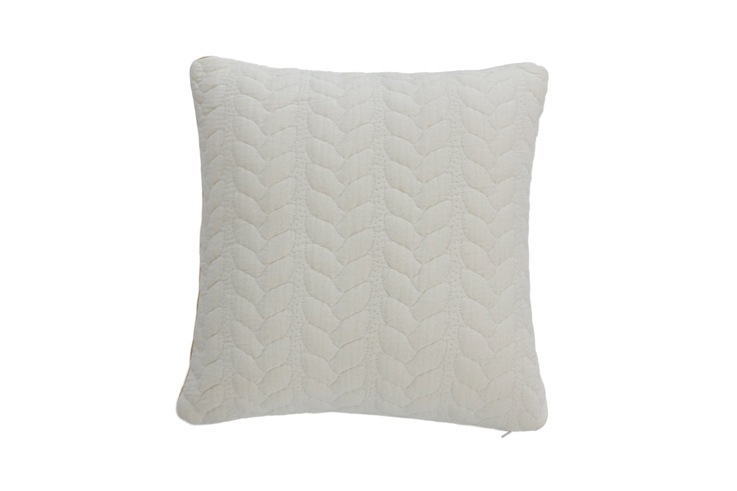 Leaf - Cotton Knitted Decorative Cushion Cover