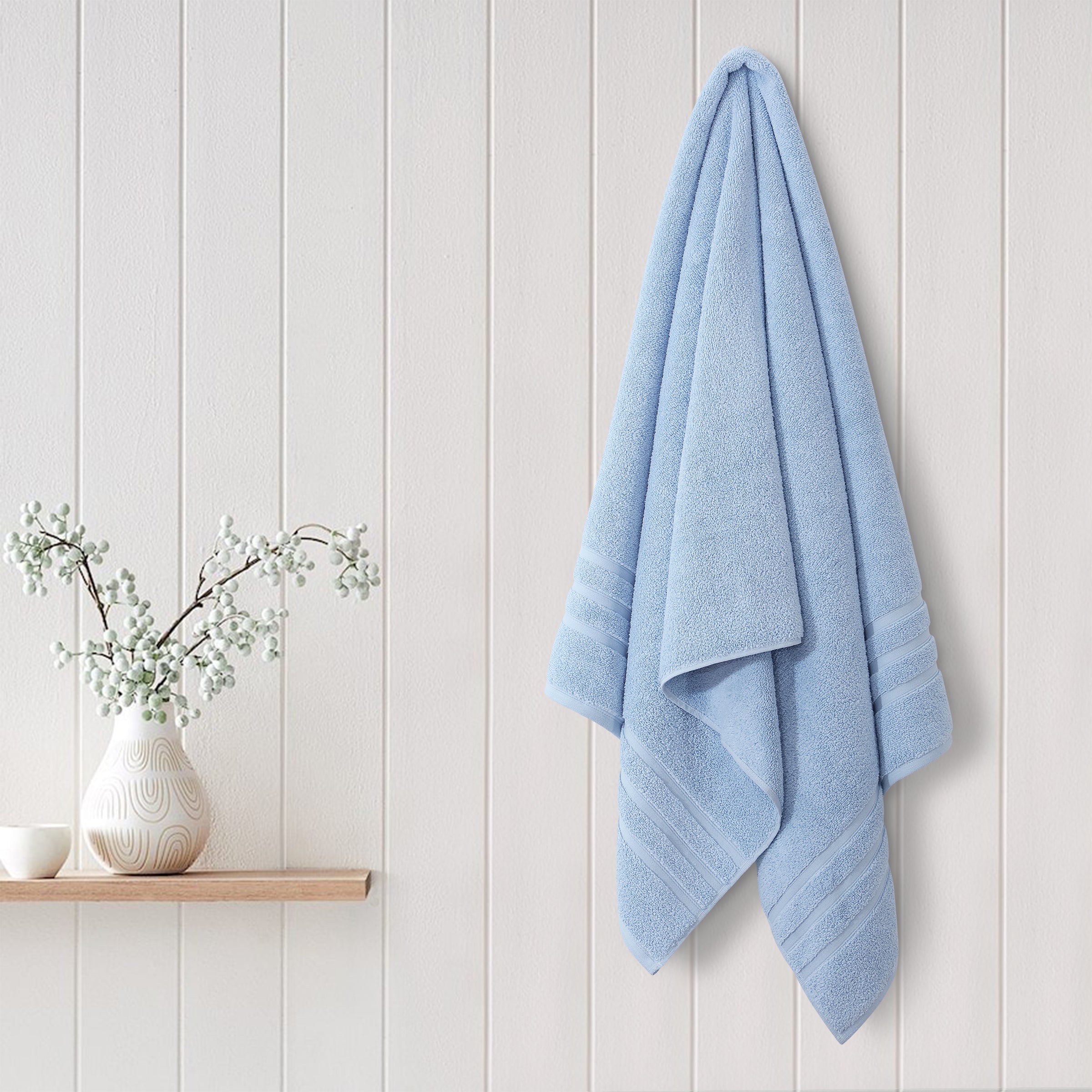 Sky Blue - Zero Twist Bath Towel