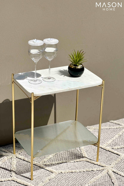 Luna Marble Side Table