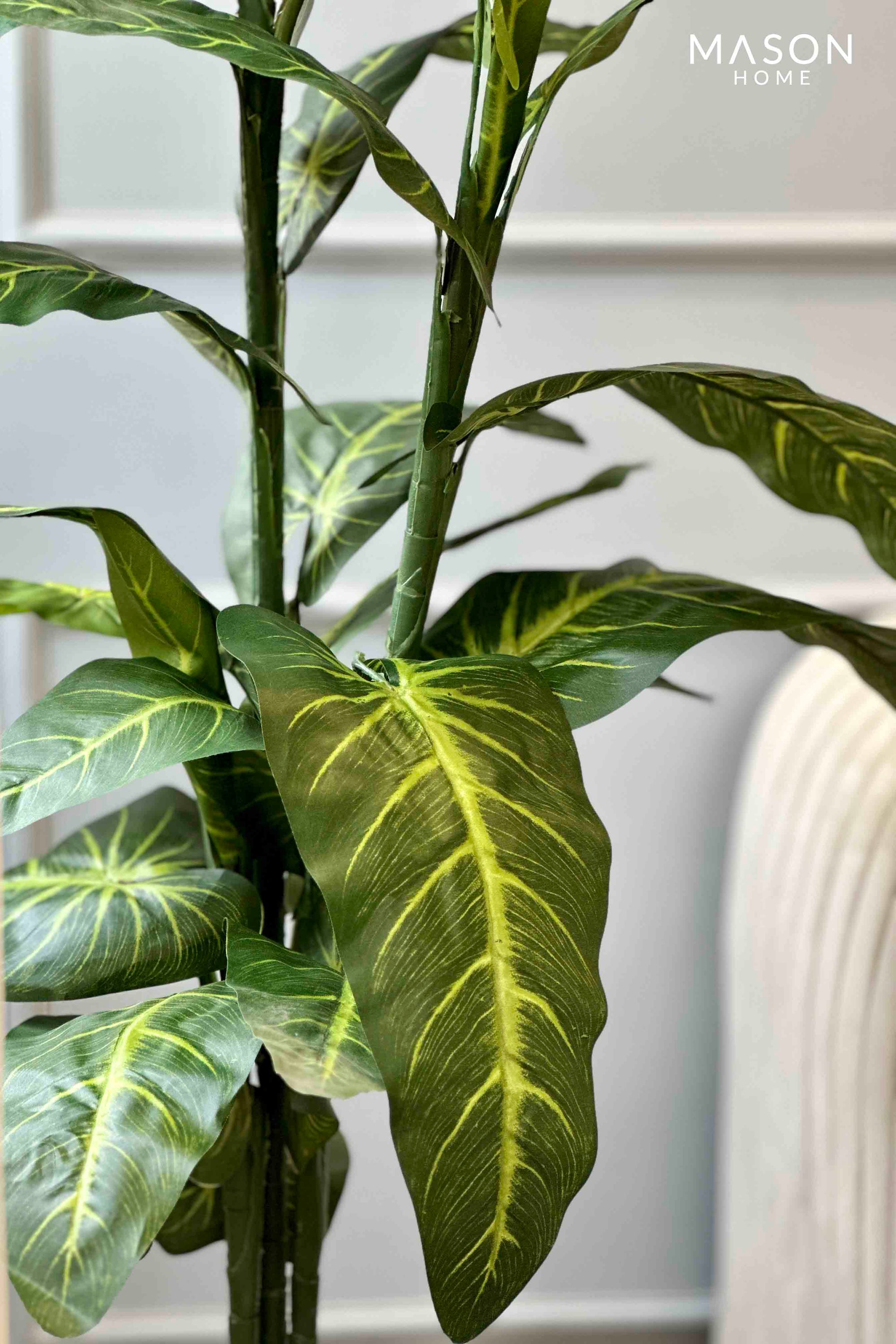 Artificial Elephant Ear Plant 5 Feet Mason Home by Amarsons