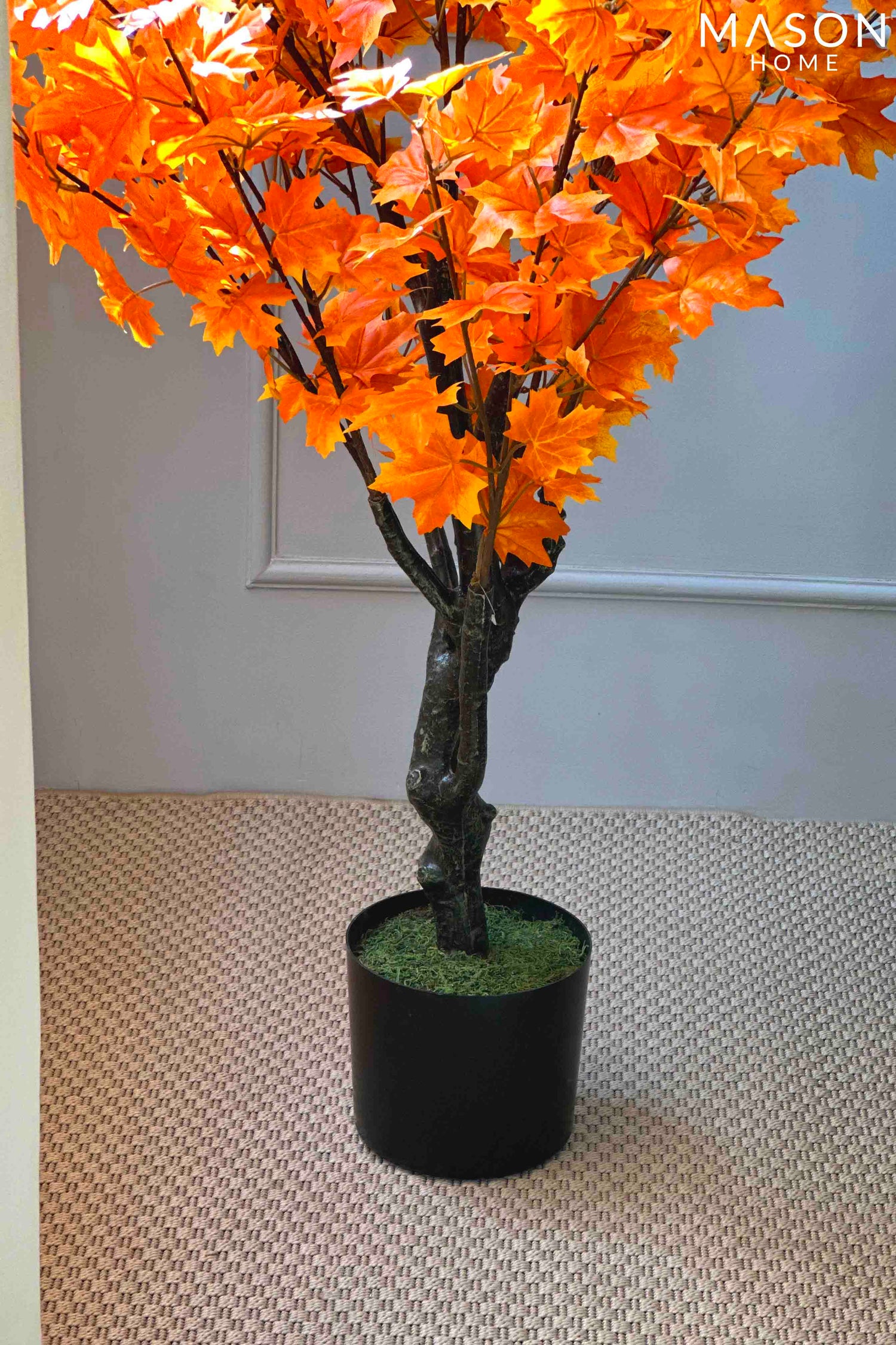 Artificial Maple Plant - 4 Feet (with Base Pot)