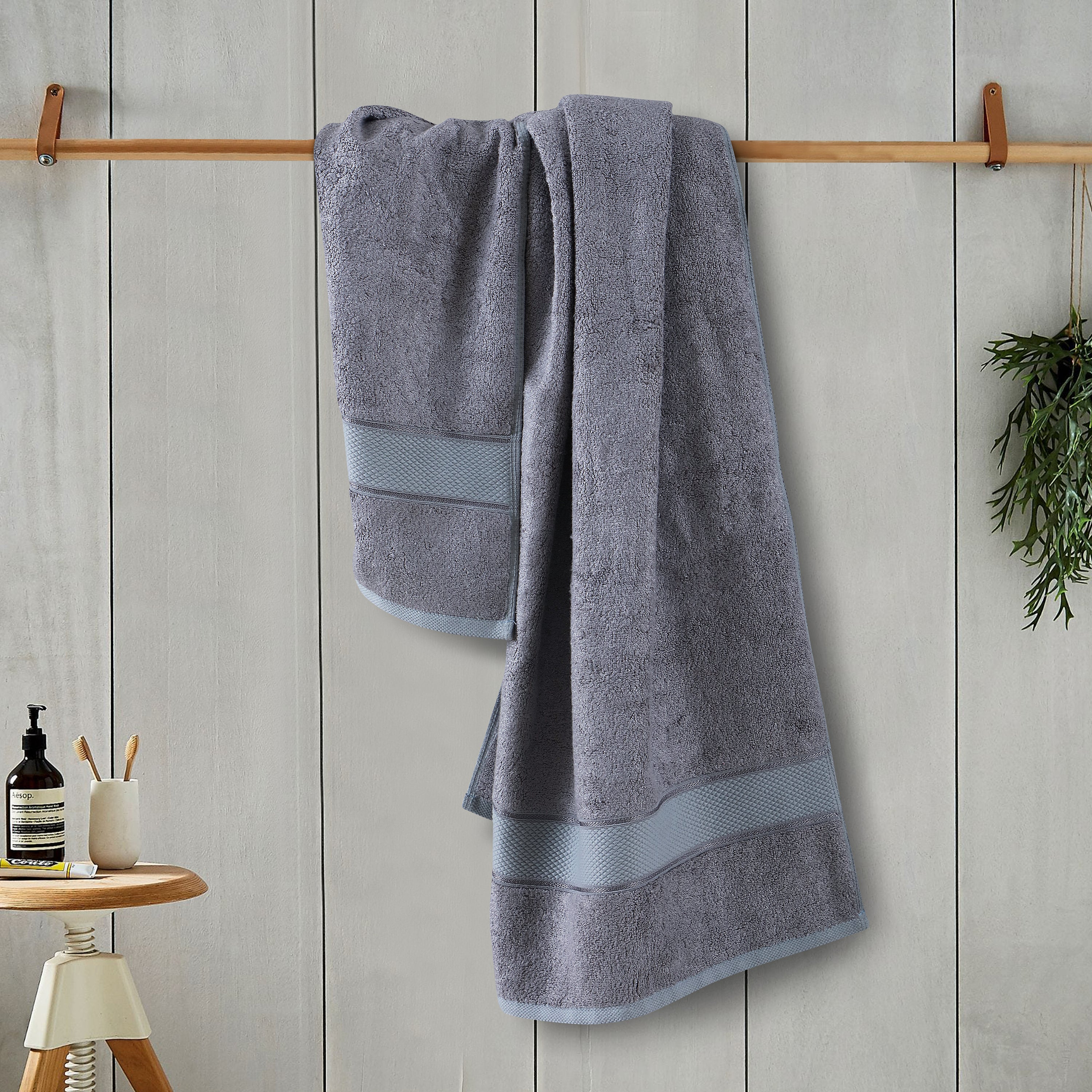 Grey - Bamboo Bath Towel