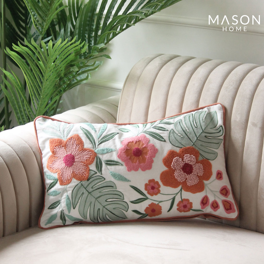 Tropical Flora Cushion Cover