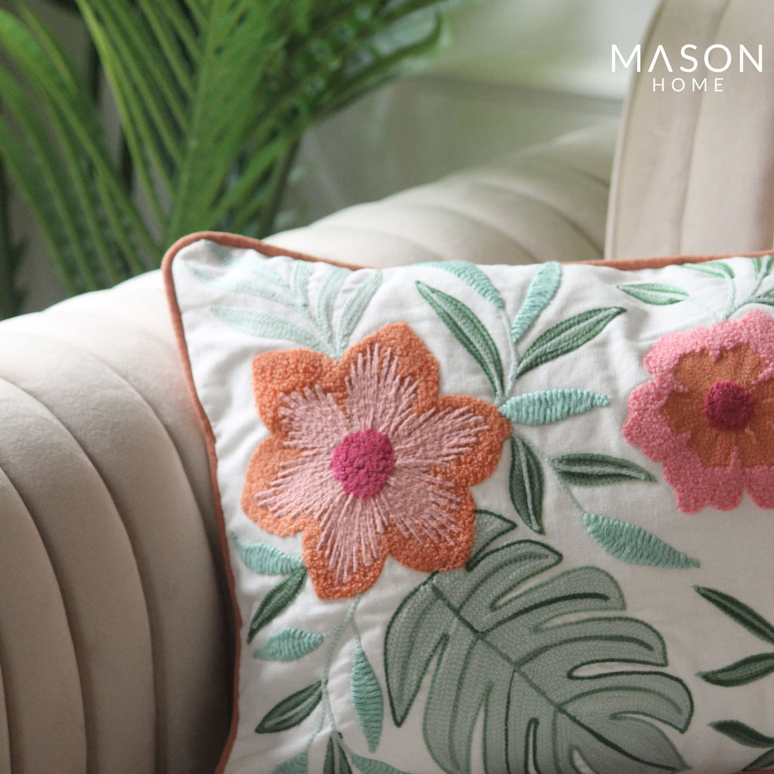 Tropical Flora Cushion Cover