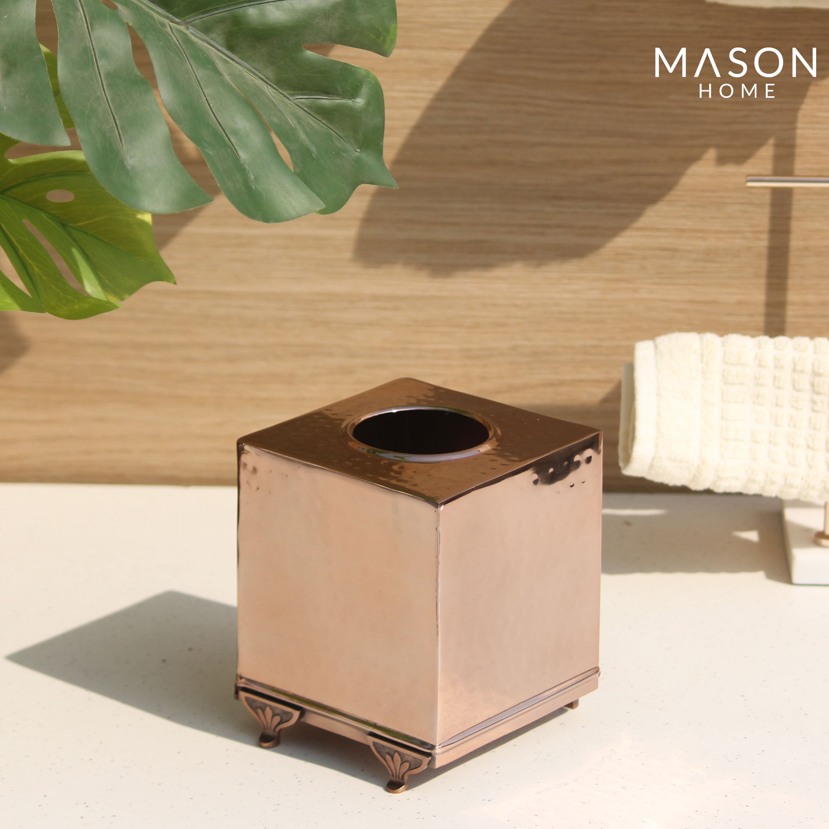 Safi Tissue Box Square - Rose Gold