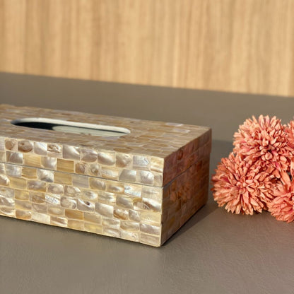 MOTHER OF PEARL TISSUE BOX - Mason Home by Amarsons - Lifestyle &amp; Decor