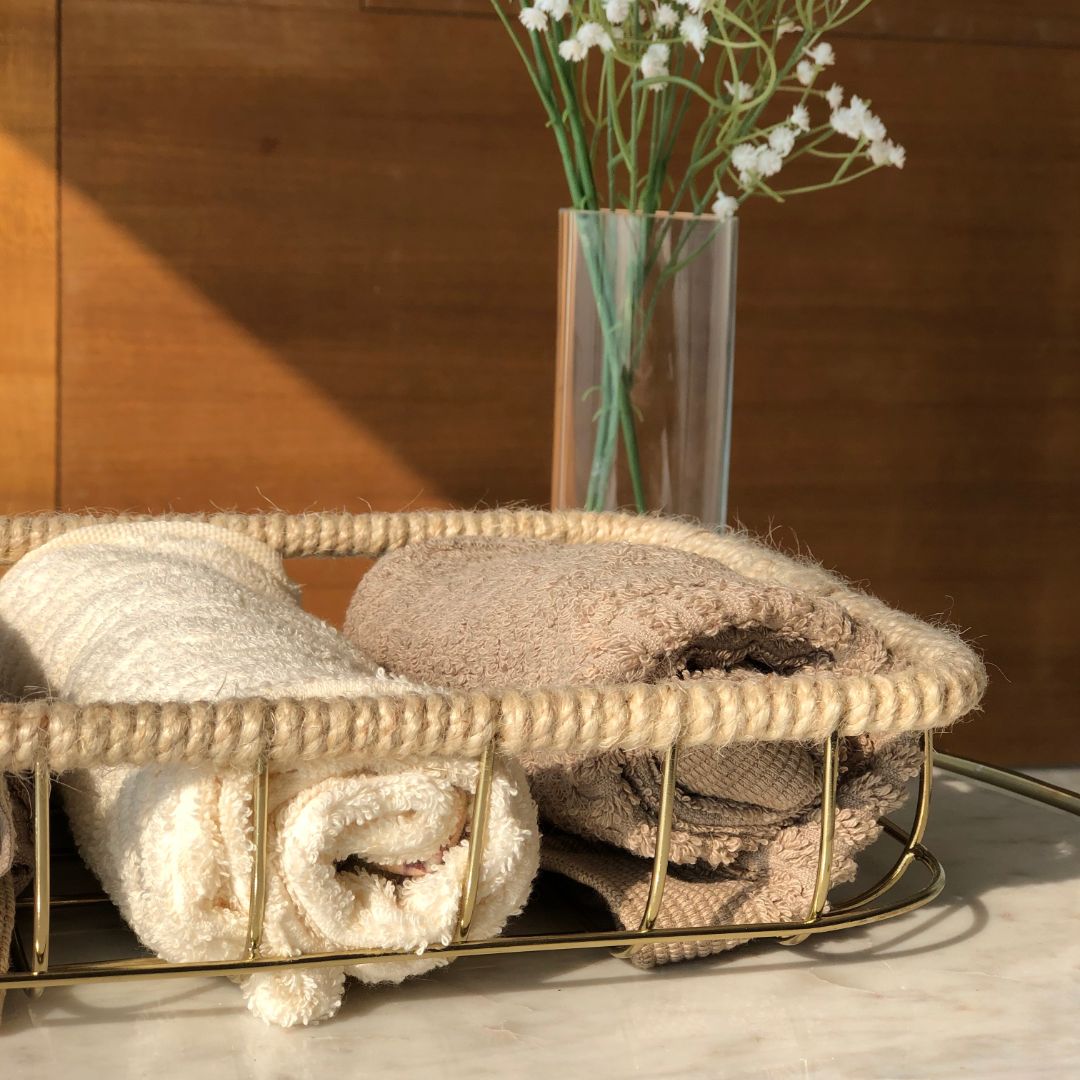 SOCHI BASKET GOLD - SMALL - Mason Home by Amarsons - Lifestyle &amp; Decor