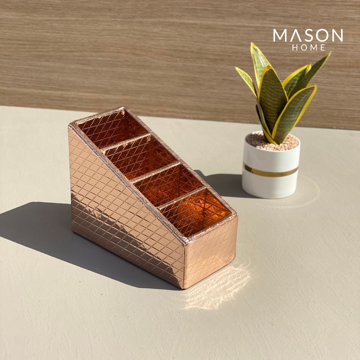 REMOTE HOLDER - ROSEGOLD - Mason Home by Amarsons - Lifestyle &amp; Decor