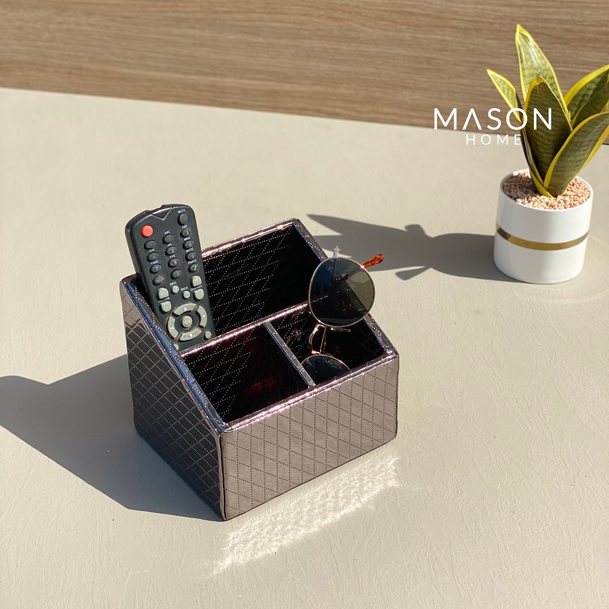 MULTI PURPOSE HOLDER - GUN METAL - Mason Home by Amarsons - Lifestyle &amp; Decor