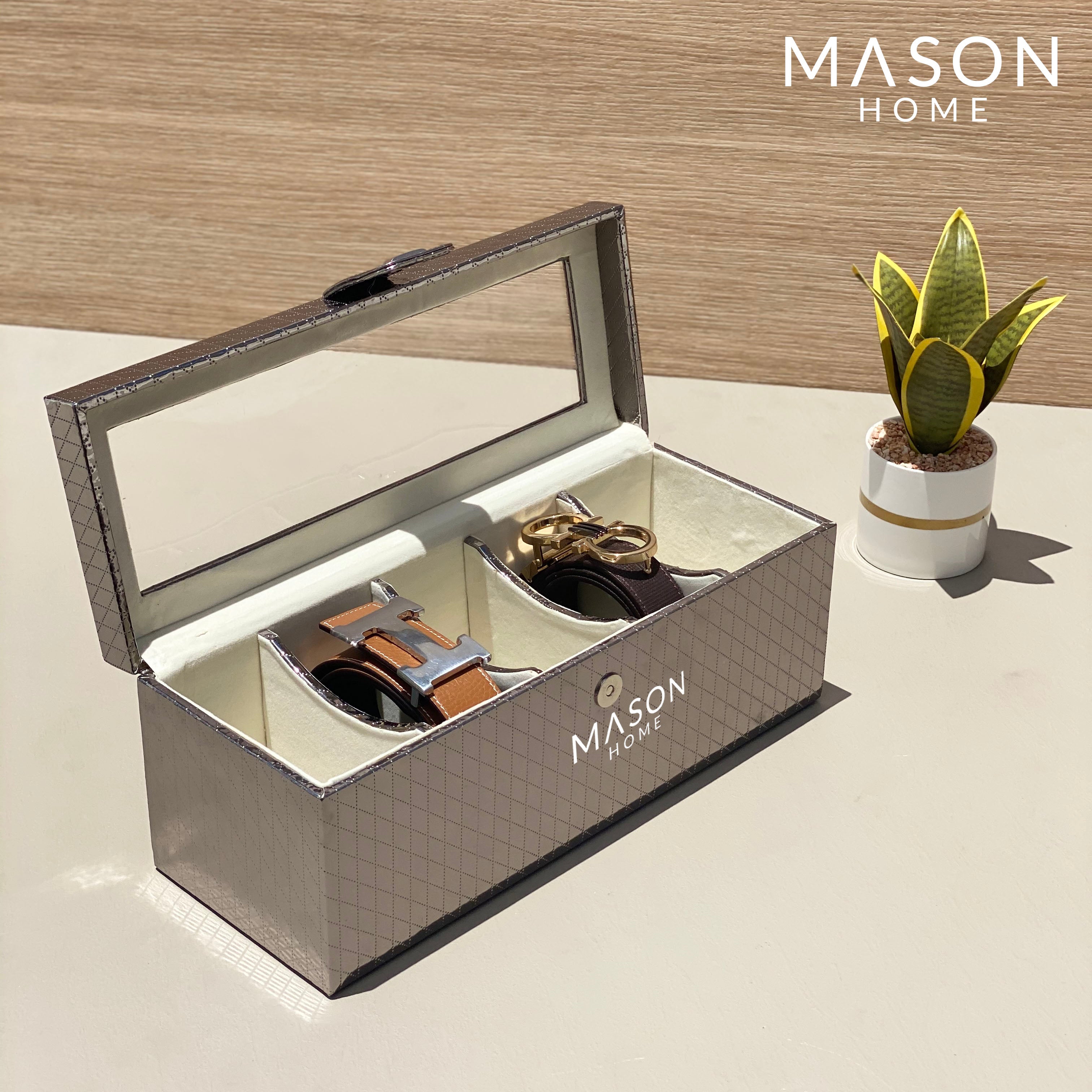 BELT STORAGE BOX - Mason Home by Amarsons - Lifestyle &amp; Decor