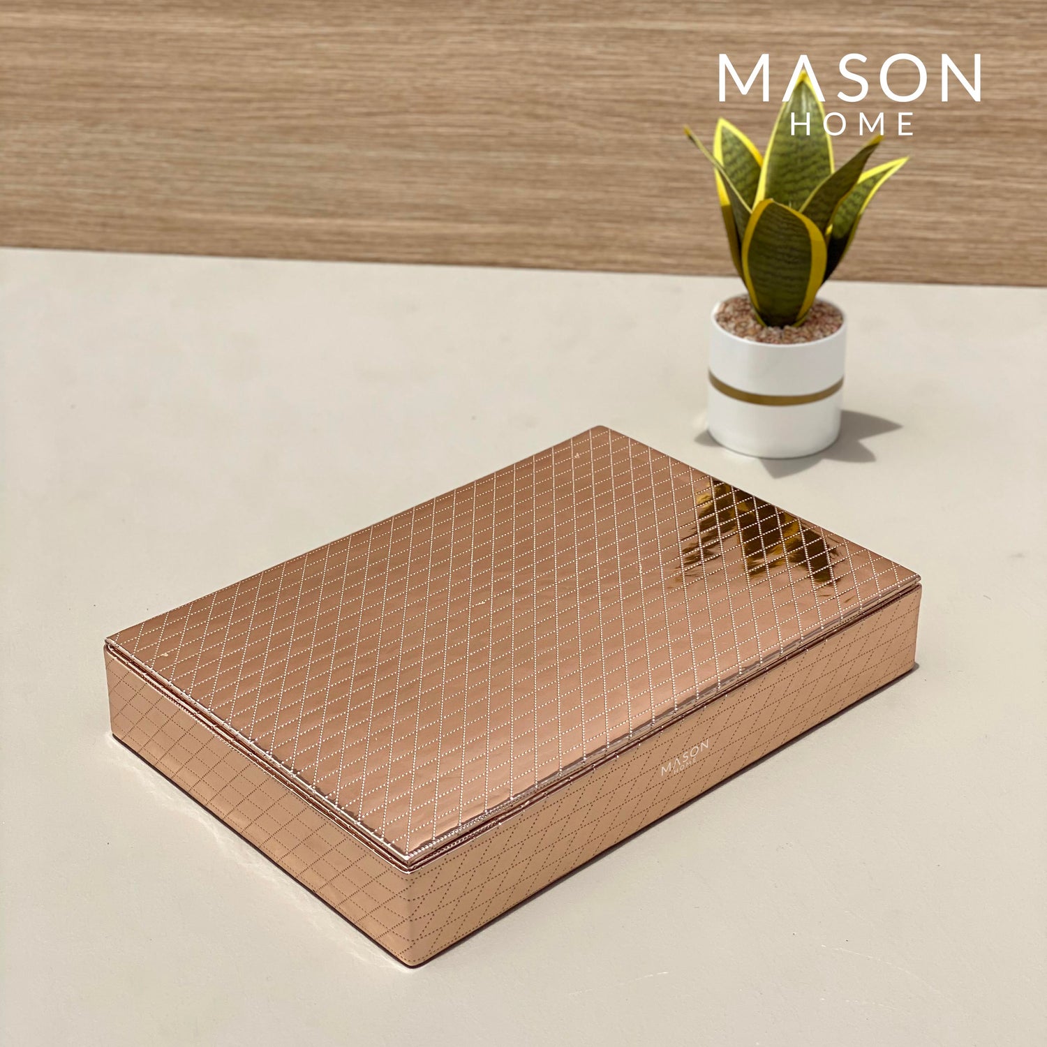 Multipurpose Accessories Box - Rose Gold