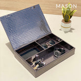 MULTIPURPOSE ACCESSORIES BOX - GUN METAL - Mason Home by Amarsons - Lifestyle & Decor