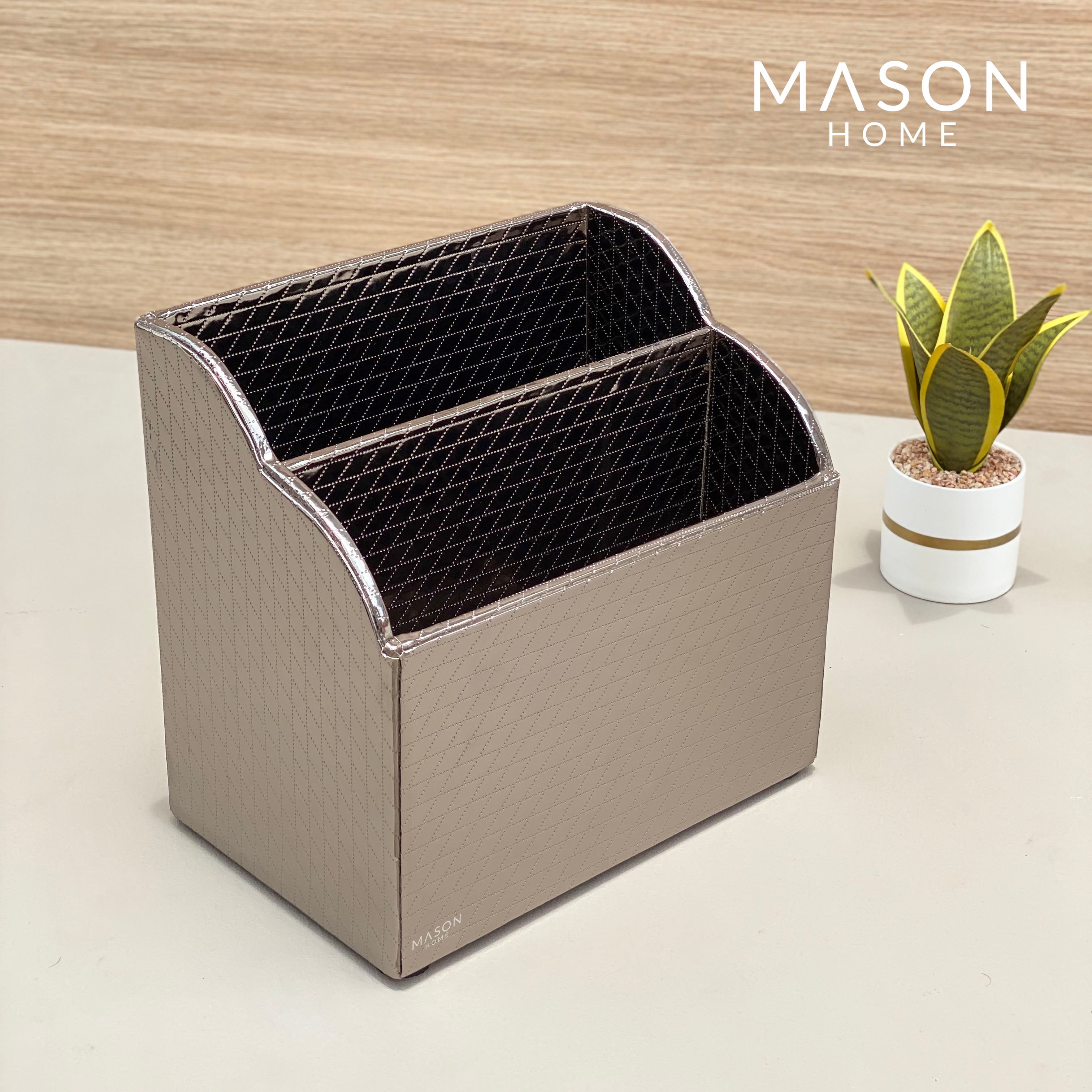 MAGAZINE STAND - GUN METAL - Mason Home by Amarsons - Lifestyle &amp; Decor