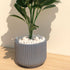 RIBBED CERAMIC POT PLANTER - LARGE - Mason Home by Amarsons - Lifestyle & Decor