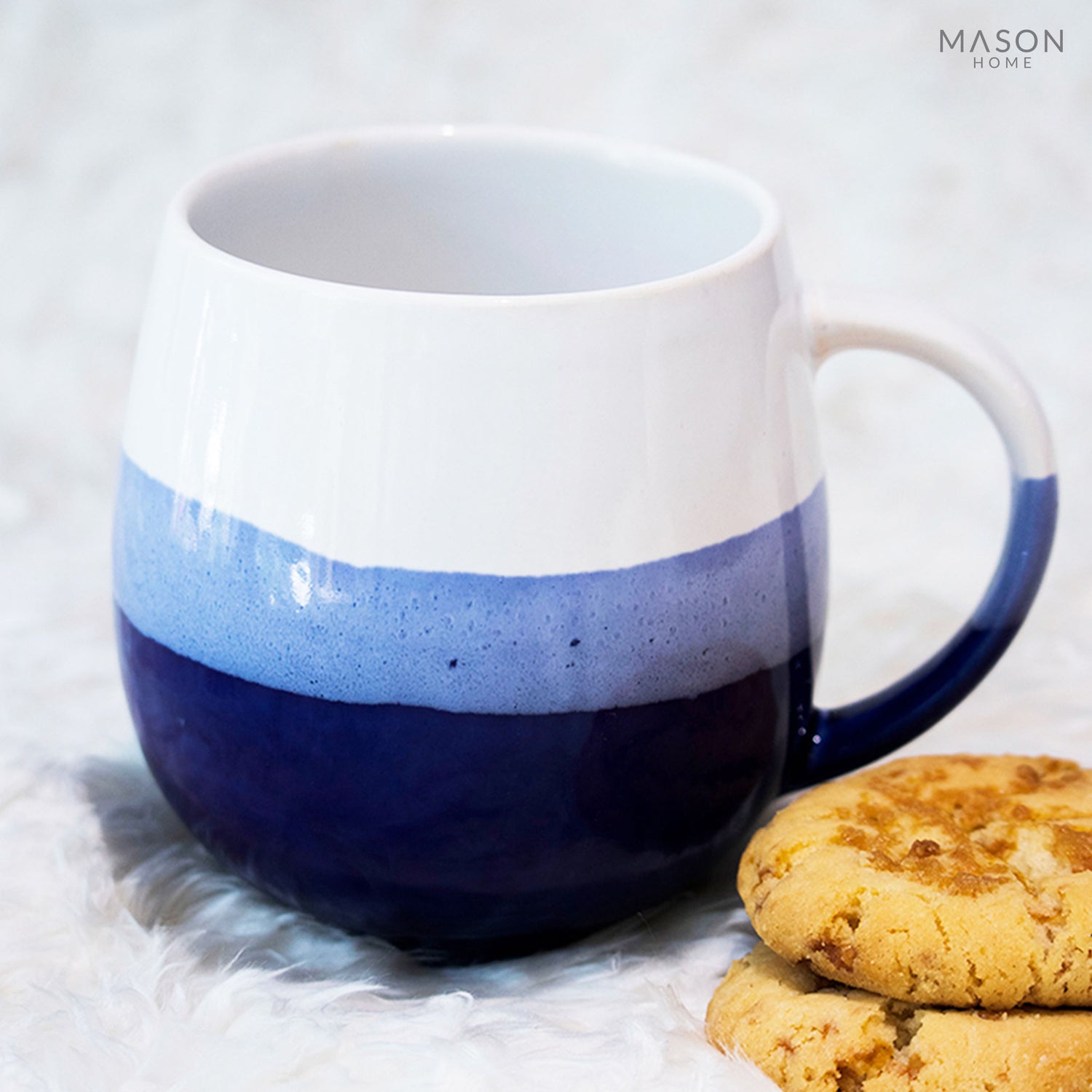 Blue Ombre Coffee Mug (Set Of 2)
