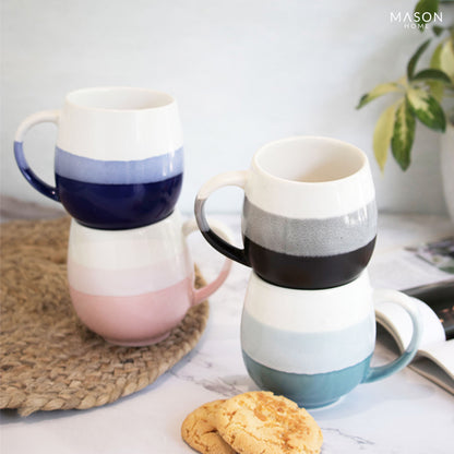 Multicolor Ombre Coffee Mugs (Set Of 4)