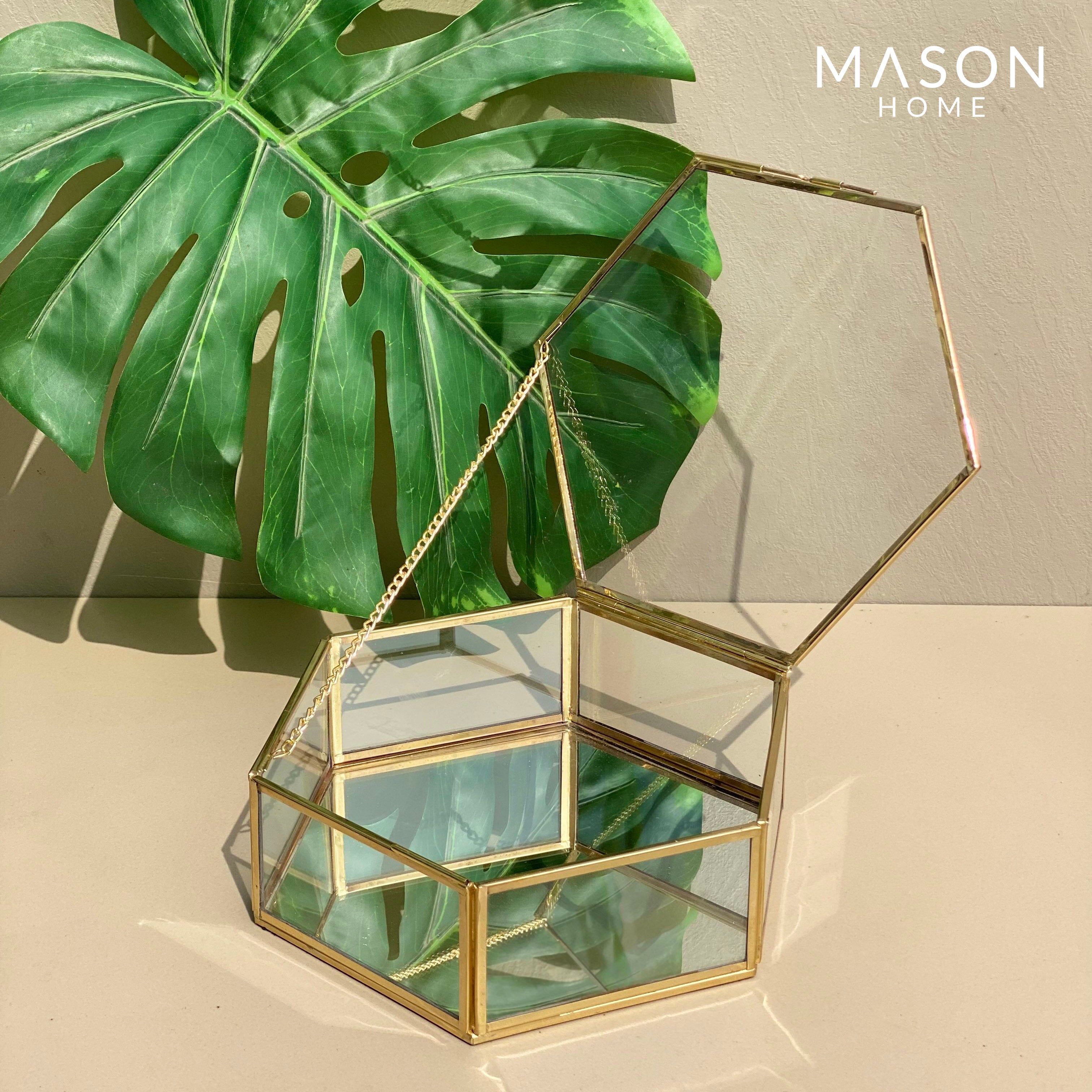 Milan Hexagon Glass Box