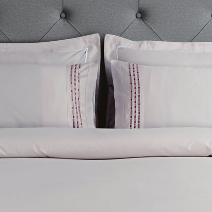 Vibrant Embroidery Light Cream Bedsheet
