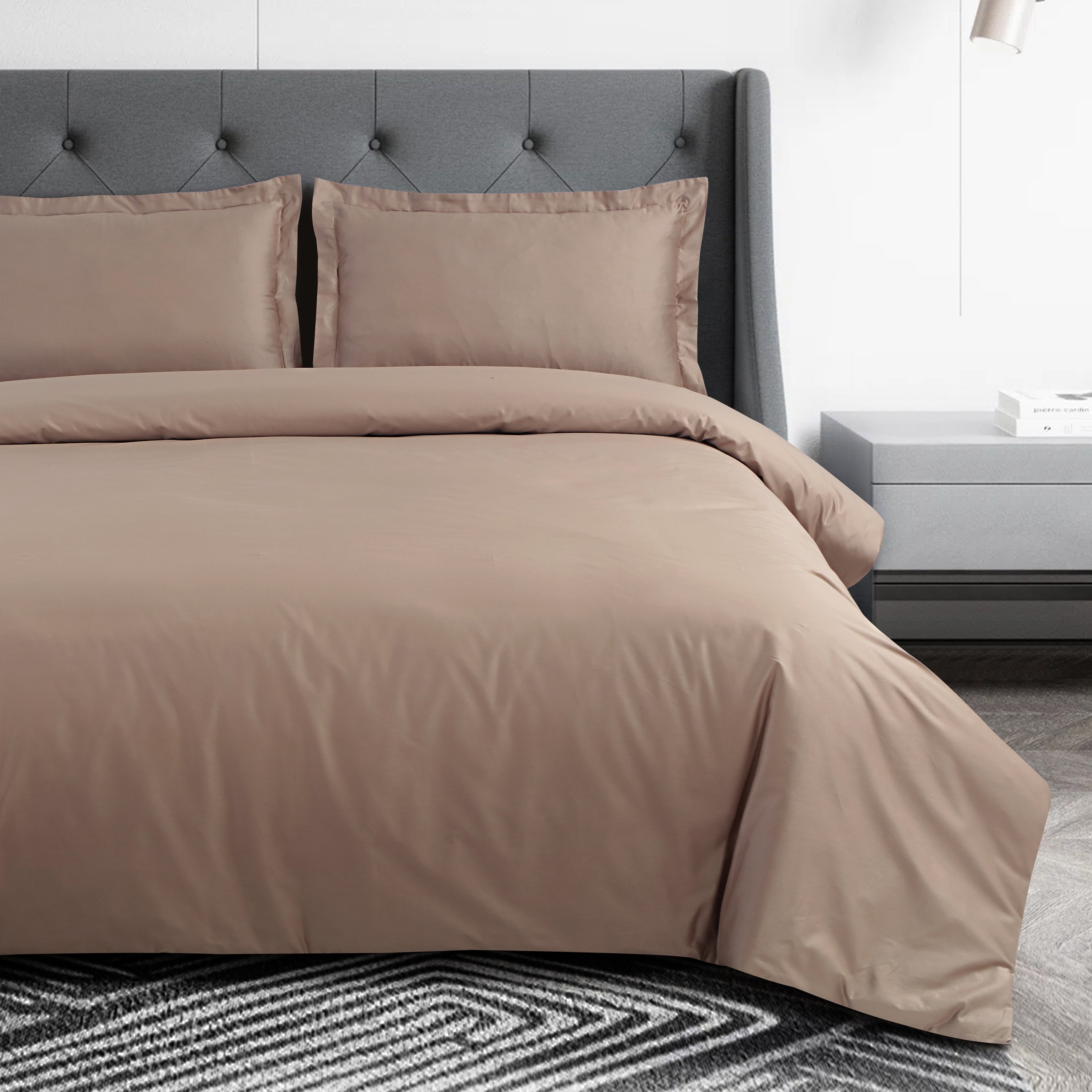 Vibrant Solid Coffee Brown Bedsheet